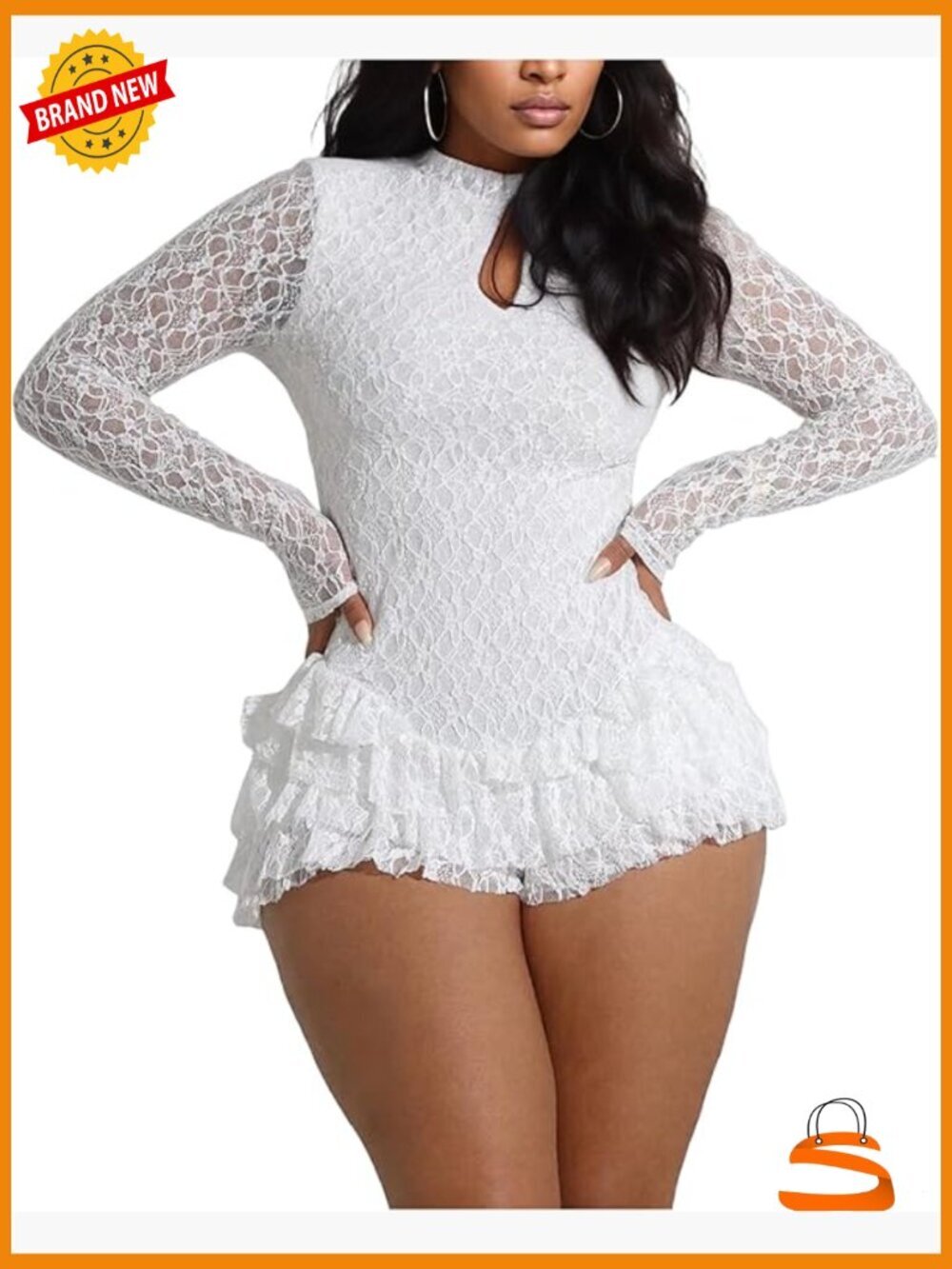Sexy Lace Jumpsuit Backless Bodycon Romper Y2k Clubwear One Piece